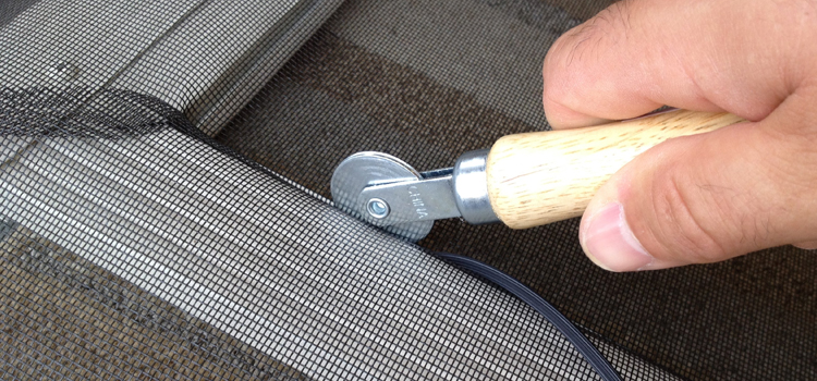 metal screen door repair in Miramar